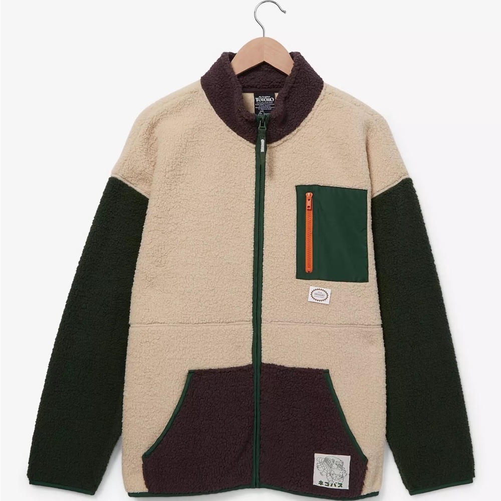 🤎STUDIO GHIBLI- My Neighbor Totoro Sherpa Jacket - BoxLunch Exclusive
